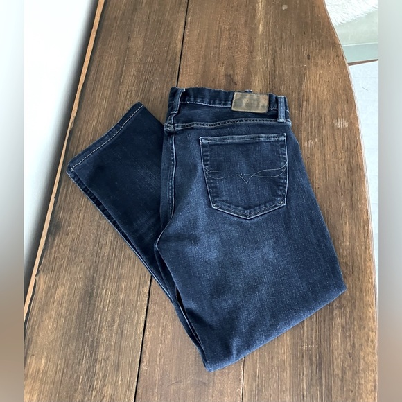 Polo Ralph Lauren Men's Slim Straight Jeans - Dark Blue - Picture 4 of 8